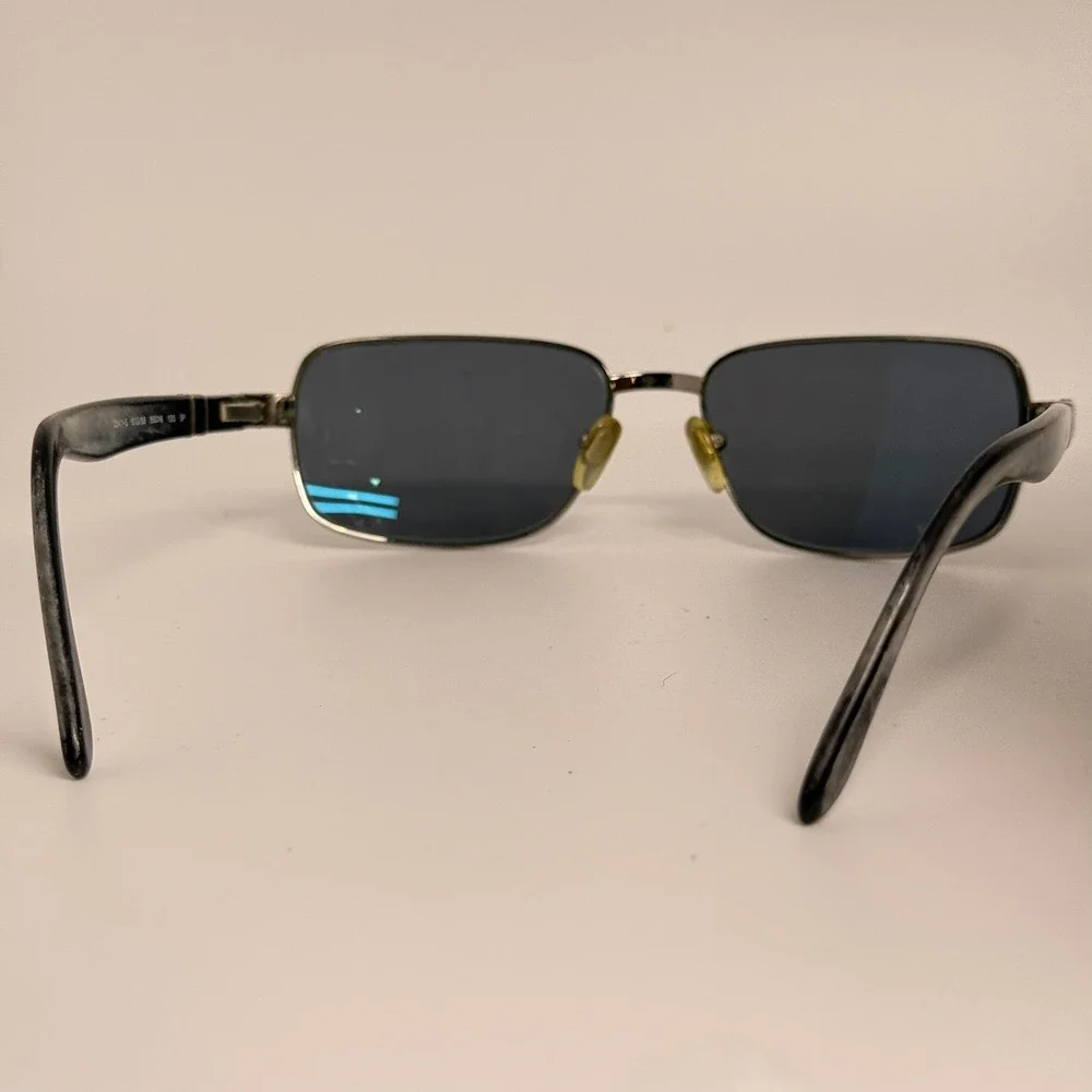 Persol 2347-S 513/58 Gunmetal Rectangular Polarized Sunglasses 55-16-135 Italy